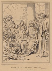 I bambini portati a Cristo, Marco da after Benjamin West