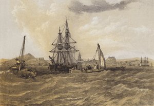 Edimburgo dal Firth of Forth da after C. Stanfield