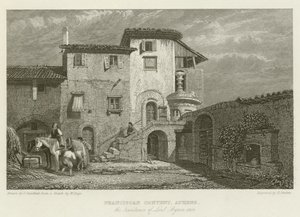 Convento Francescano, Atene, residenza di Lord Byron, 1811 da after C. Stanfield