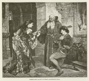 Romeo e Giulietta nella cella di Frate Lorenzo da after Carl Ludwig Friedrich Becker