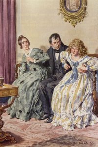 Illustrazione per Martin Chuzzlewit da after Charles Edmund Brock