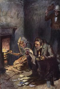 Illustrazione per Nicholas Nickleby da after Charles Edmund Brock