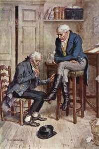 Illustrazione per Nicholas Nickleby da after Charles Edmund Brock