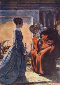 Jane Eyre e la zingara da after Charles Edmund Brock