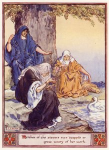Nessuna delle sorelle si fermò mai o si stancò del suo lavoro da after Charles Edmund Brock