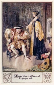 La regina Anna, ha prevalso sulla sua volontà da after Charles Edmund Brock