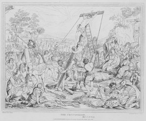 La crocifissione, Matteo da after Charles Le Brun