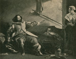 Charles Dickens come Capitano Bobadil, in Ogni Uomo nel Suo Umore da after Charles Robert Leslie