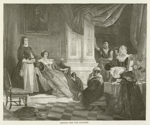 Sancho e la Duchessa da after Charles Robert Leslie