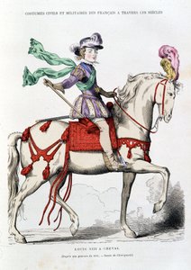 Luigi XIII a cavallo da un