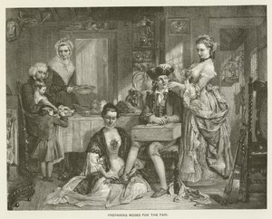 Preparazione di Mosè per la fiera da after Daniel Maclise