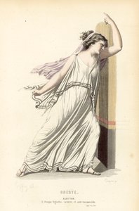 Oreste, Elettra da after Edmond A.F. Geffroy