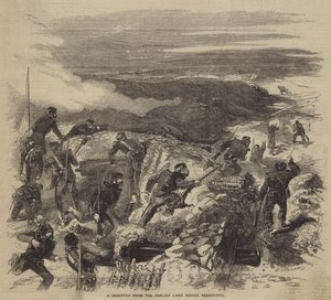 Un Disertore dalle Linee Inglesi prima di Sebastopoli da after Edmond Morin