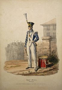 Tamburino dei Marines Reali, c.1829 da after Edward Hull