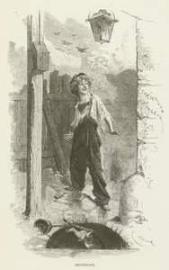 Gavroche da after Emile Antoine Bayard