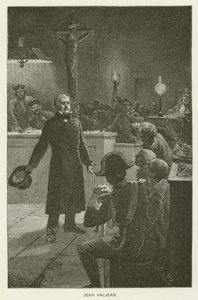Jean Valjean da after Emile Antoine Bayard