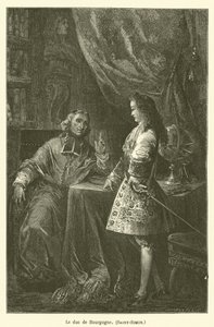 Il duca di Borgogna, Saint-Simon da after Emile Antoine Bayard