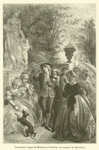 Il primo viaggio di Mirabeau a Versailles, il marchese di Mirabeau da after Emile Antoine Bayard