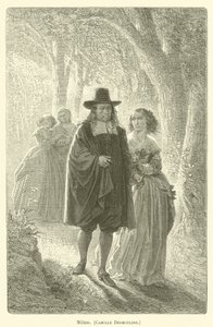 Milton, Camille Desmoulins da after Emile Antoine Bayard