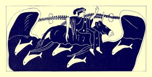 Europa e il toro, illustrazione da Pitture di vasi greci di J. E. Harrison e D. S. MacColl, pubblicato nel 1894 da after English School