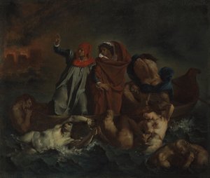 Corteccia di Dante da after Eugène Delacroix