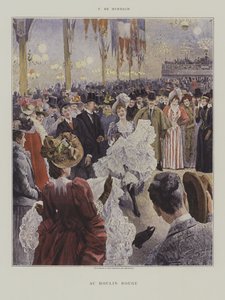 Al Moulin Rouge da after Felicien baron de Myrbach Rheinfeld