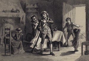 Un minuteman che si prepara alla guerra da after Felix Octavius Carr Darley