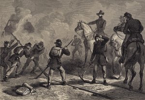 La marcia di Sherman verso il mare da after Felix Octavius Carr Darley