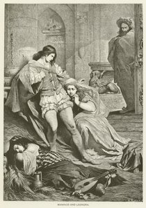 Manrico e Leonora da after Ferdinand Keller
