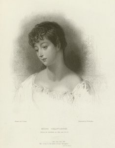 Miss Chaworth da after Frank Stone