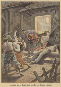 Omicidio di un doganiere francese da parte dei cinesi da after Frederic Theodore Lix