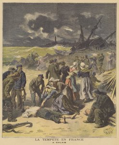Tempeste a Calais da after Frederic Theodore Lix