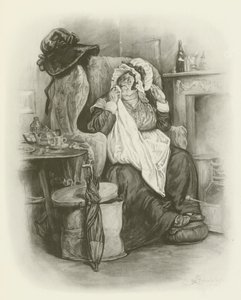 Mrs Gamp da after Frederick Barnard