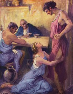 Nydia si gettò ai piedi di Stratonice