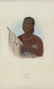 Nah-pope, La zuppa, un guerriero Sac da after George Catlin