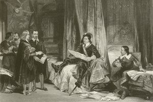 Cromwell conferisce con gli avvocati da after George Cattermole