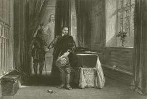 Cromwell osserva il corpo di Carlo I, un