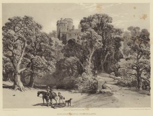 Castello di Naworth, Cumberland da after George Cattermole