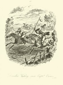 Illustrazione per Launcelot Greaves di Tobias Smollett da after George Cruikshank