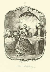 Illustrazione per Peregrine Pickle di Tobias Smollett da after George Cruikshank
