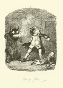 Illustrazione per Peregrine Pickle di Tobias Smollett da after George Cruikshank
