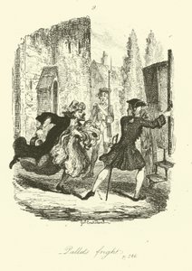Illustrazione per Peregrine Pickle di Tobias Smollett da after George Cruikshank