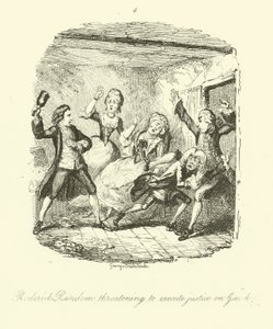 Illustrazione per Roderick Random di Tobias Smollett da after George Cruikshank