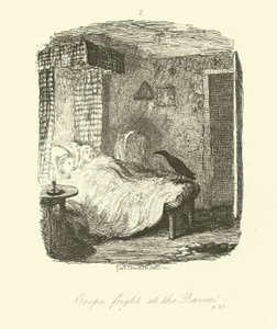 Illustrazione per Roderick Random di Tobias Smollett da after George Cruikshank