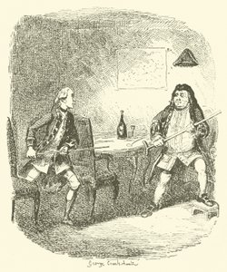 Illustrazione per Tristram Shandy da after George Cruikshank