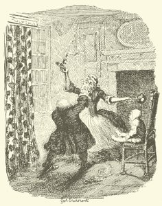 Illustrazione per Tristram Shandy da after George Cruikshank