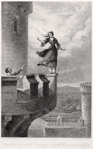 Rebecca, da Ivanhoe di Walter Scott da after George Cruikshank