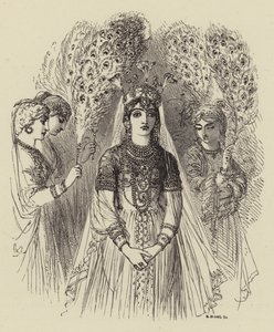 Lalla Rookh di Moore da after George Housman Thomas