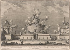 La Prima Macchina per la Chinea del 1759: Una Fortezza