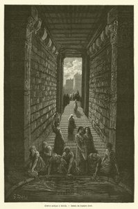 Cisterna antica a Mérida da Gustave after Dore